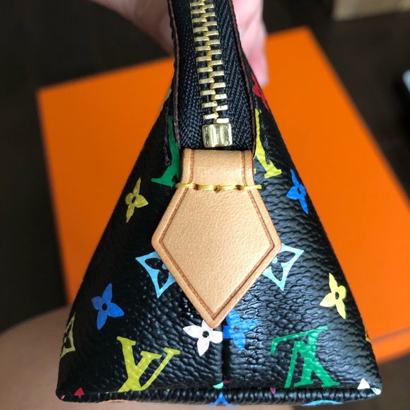 SOLD - Auth LV Mono Multicolor Cosmetic Pouch - Picture 3 of 15